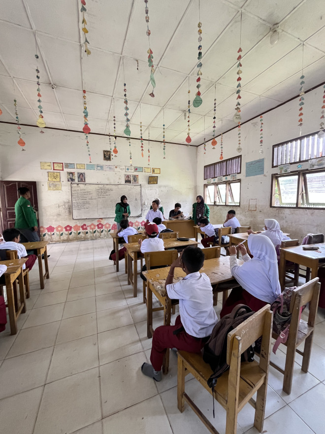 Mahasiswa KKN Unimal Berikan Edukasi Perlindungan Diri kepada Siswa SDN 14 Dewantara